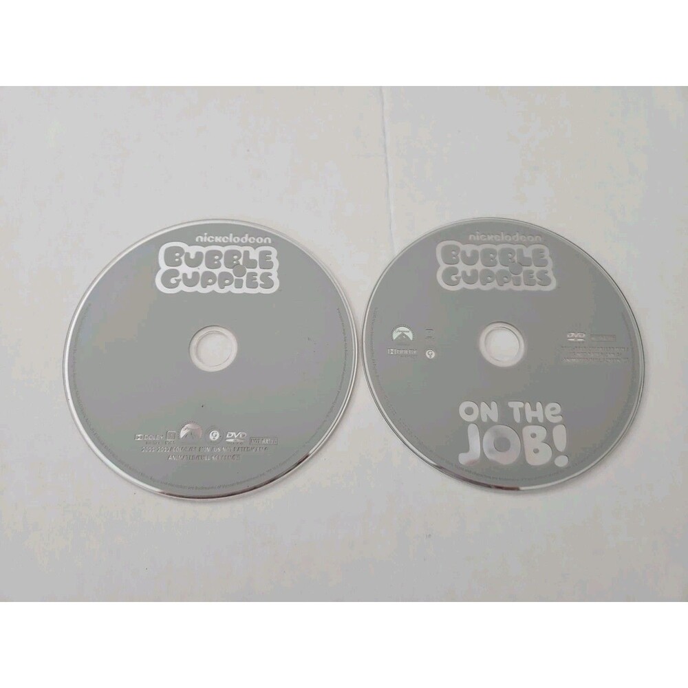 2 Bubble Guppies DVD Lot On The Job